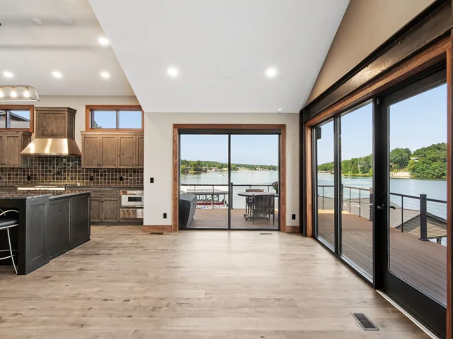Kitchen and custom cabinetry at 88 Lakeview Court