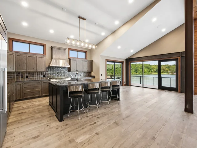 Kitchen and custom cabinetry at 88 Lakeview Court