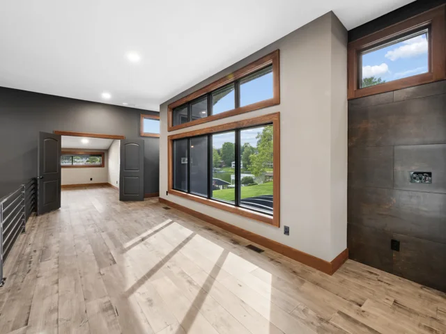 Bridge, loft and staircase at 88 Lakeview Court