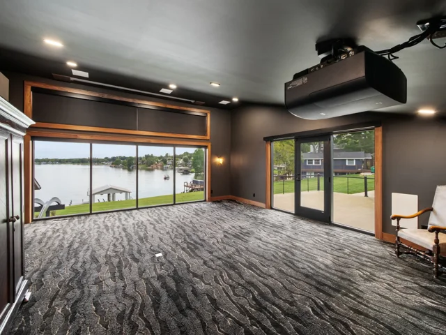 Bedroom / theater room at 88 Lakeview Court