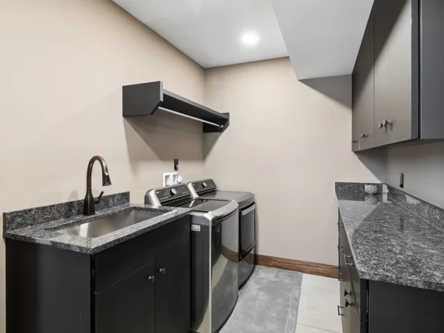 Lower-level laundry at 88 Lakeview Court