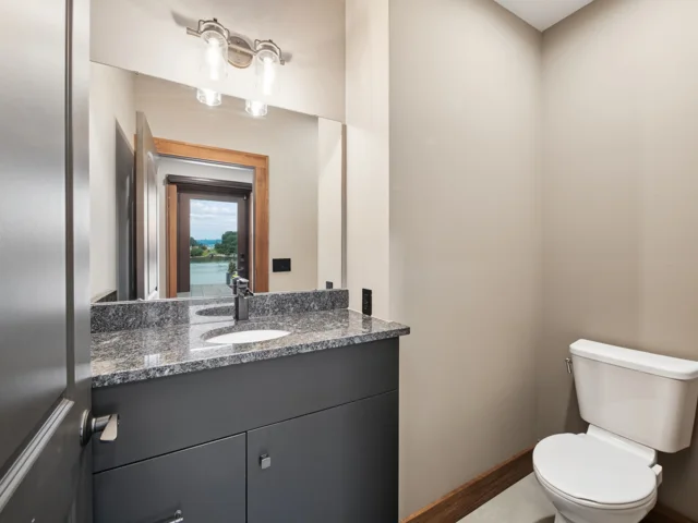 Pool / changing area half bath at 88 Lakeview Court